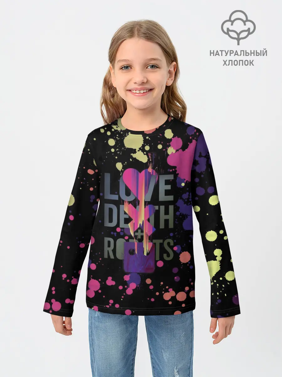 Детский лонгслив / Love, Death and Robots