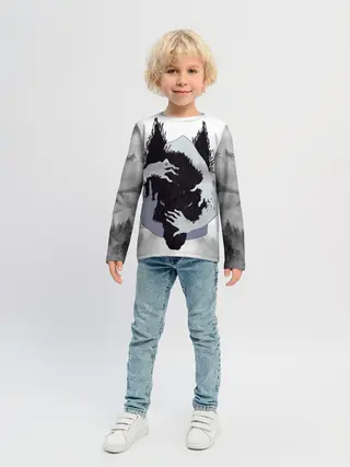 Детский лонгслив / ВОЛК | WOLF