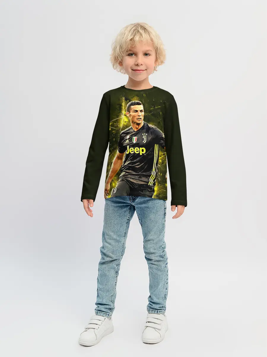 Детский лонгслив / Cristiano Ronaldo