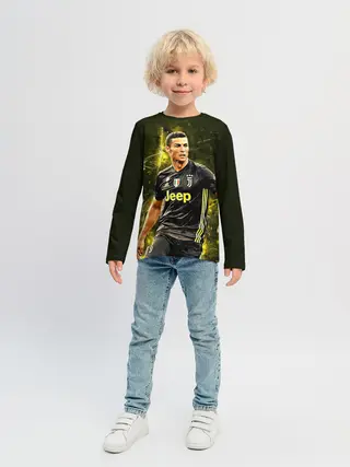 Детский лонгслив / Cristiano Ronaldo