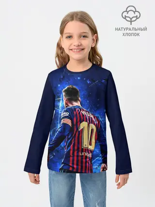 Детский лонгслив / Leo Messi | Лео Месси | 10