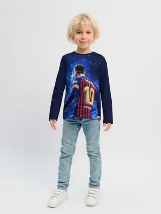 Детский лонгслив / Leo Messi | Лео Месси | 10