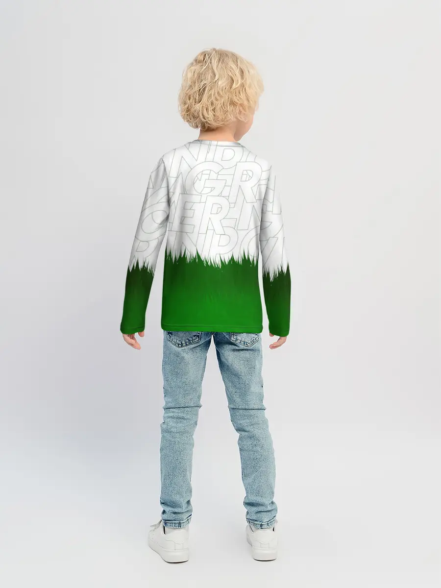 Детский лонгслив / GREEN POWER