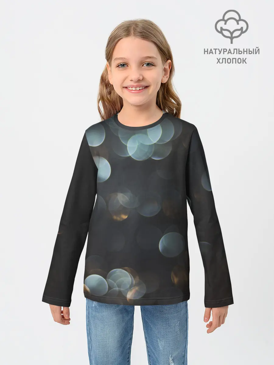 Детский лонгслив / боке