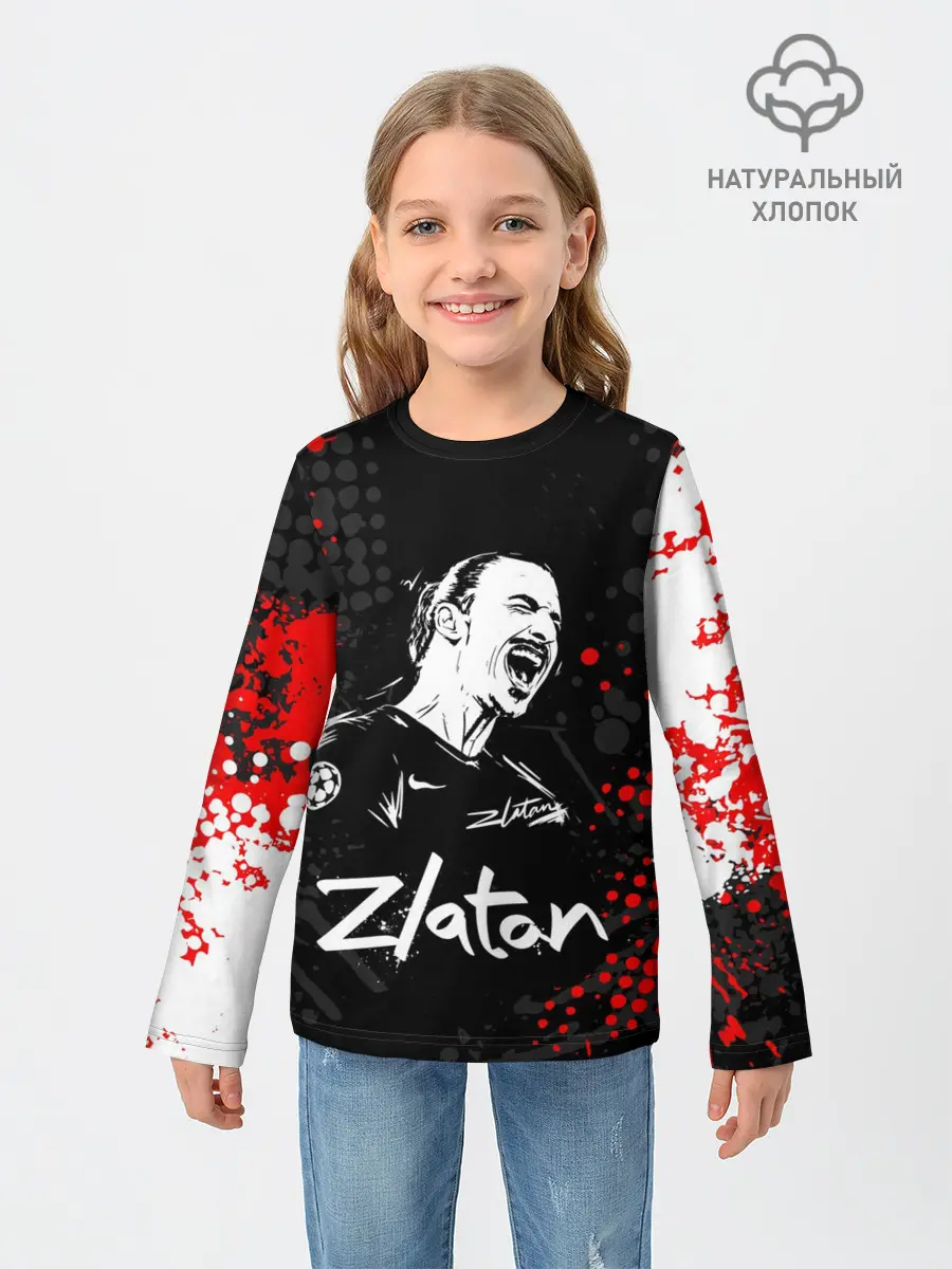 Детский лонгслив / ЗЛАТАН ИБРАГИМОВИЧ / ZLATAN
