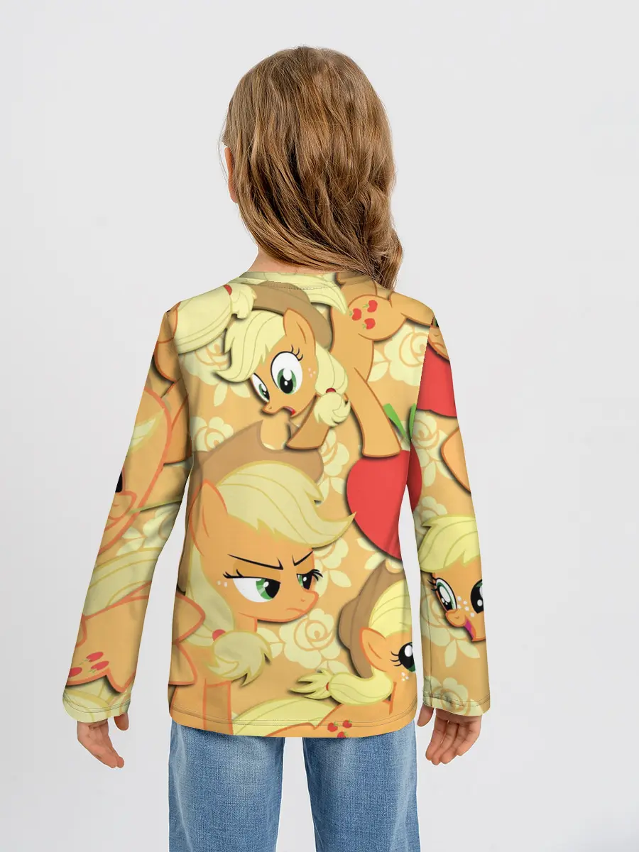 Детский лонгслив / Applejack pattern