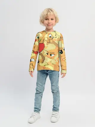 Детский лонгслив / Applejack pattern