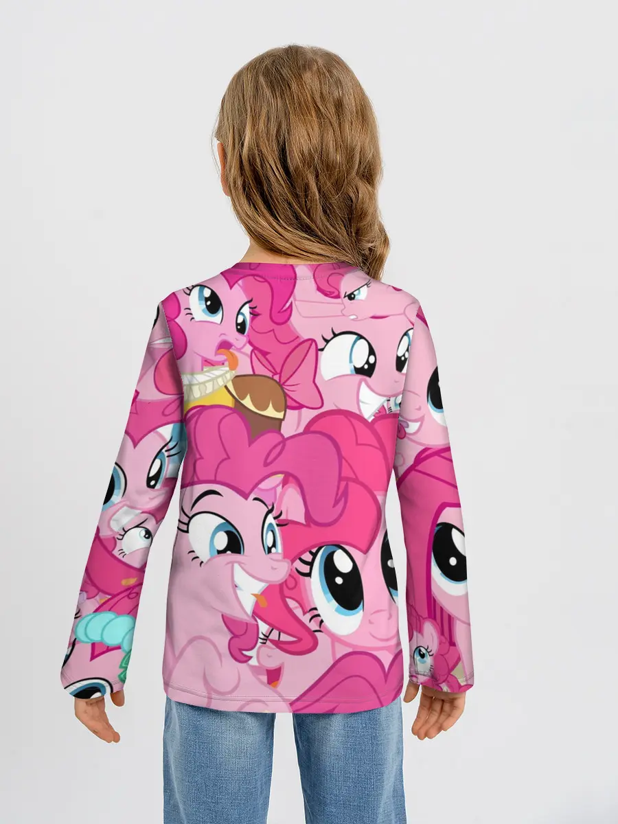 Детский лонгслив / Pinkie Pie pattern