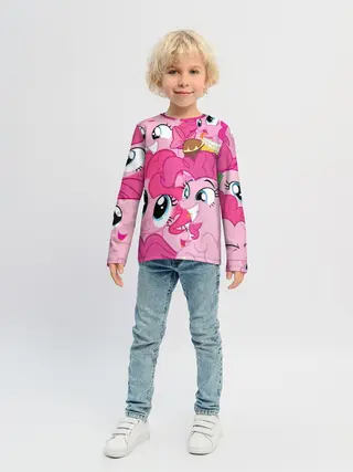 Детский лонгслив / Pinkie Pie pattern