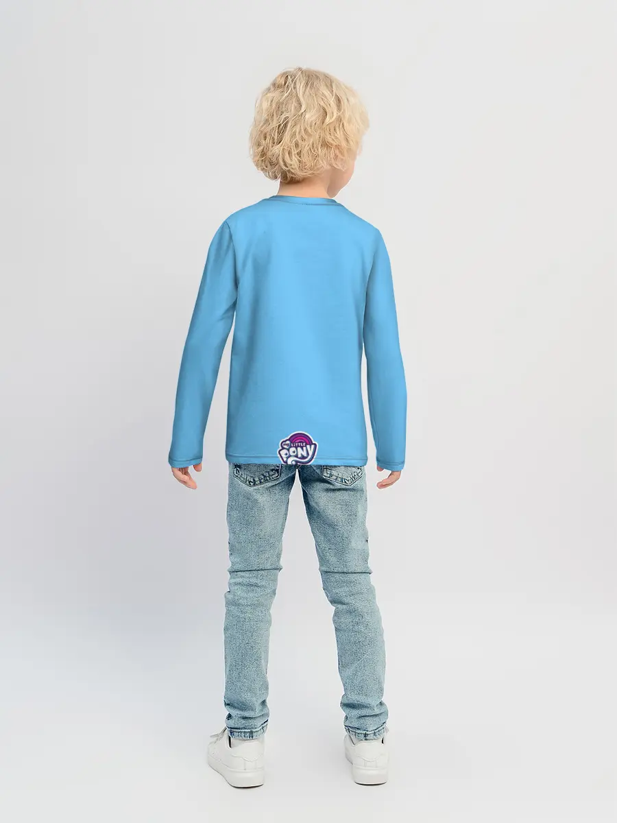 Детский лонгслив / Пони в звёздном небе