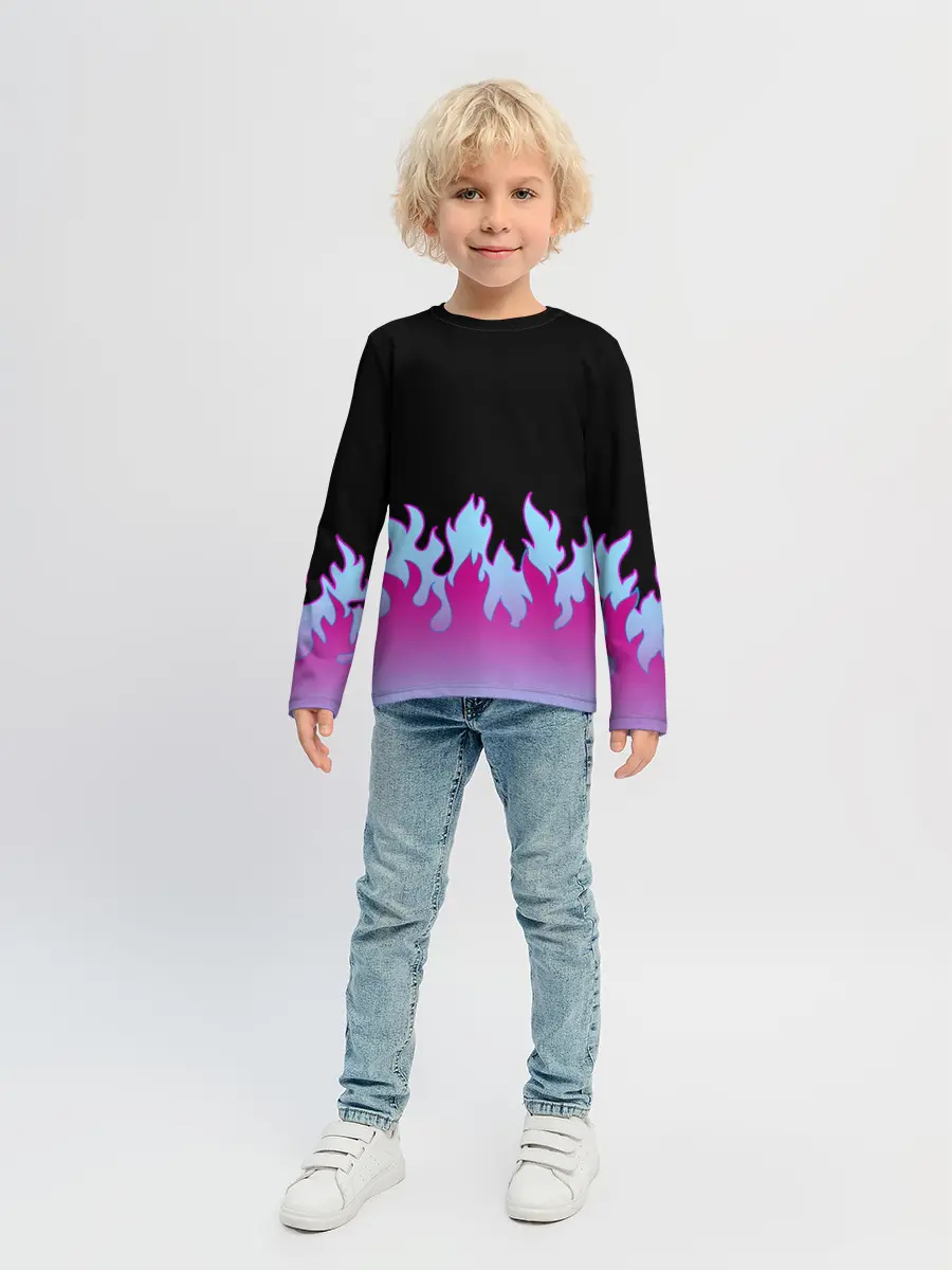 Детский лонгслив / ПЛАМЯ 1.0