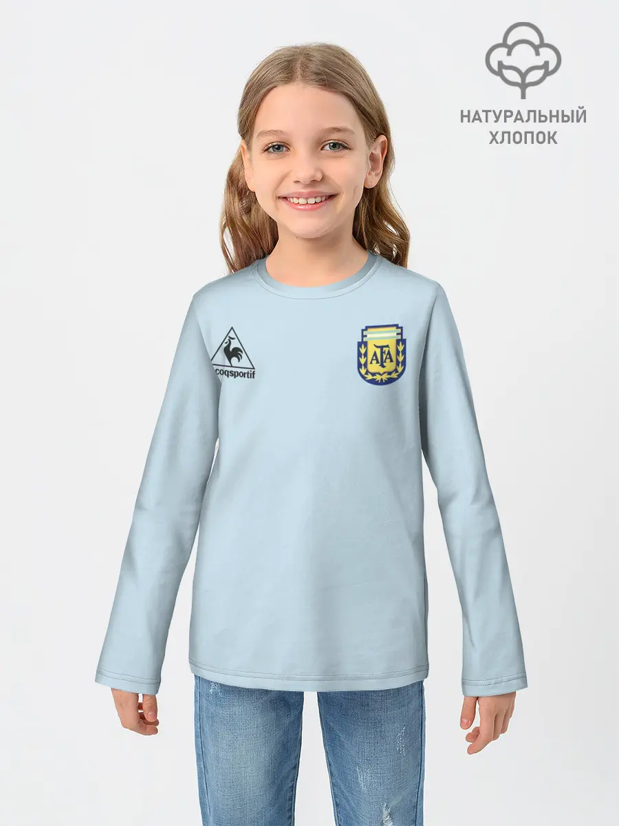 Детский лонгслив / Диего Марадона