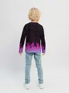 Детский лонгслив / РОЗОВОЕ ПЛАМЯ | PINK FLAME