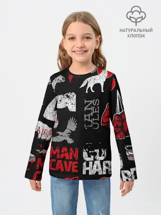 Детский лонгслив / ЧТО ТО МОТИВАЦИОННОЕ 3D