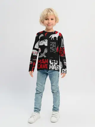 Детский лонгслив / ЧТО ТО МОТИВАЦИОННОЕ 3D