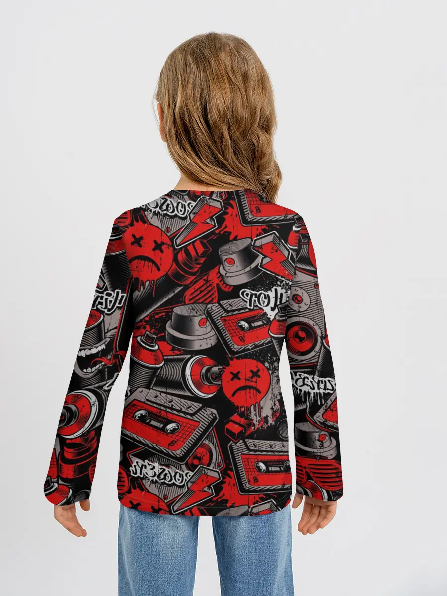 Детский лонгслив / Hip hop Urban style