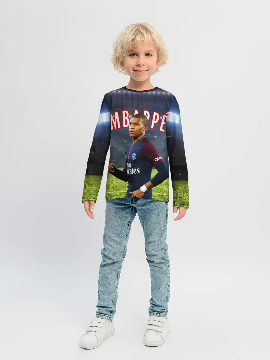 Детский лонгслив / КИЛИАН МБАППЕ / KYLIAN MBAPPE