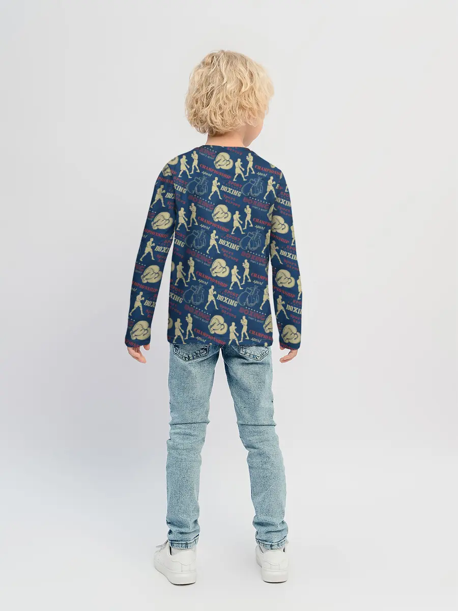 Детский лонгслив / Боксёр