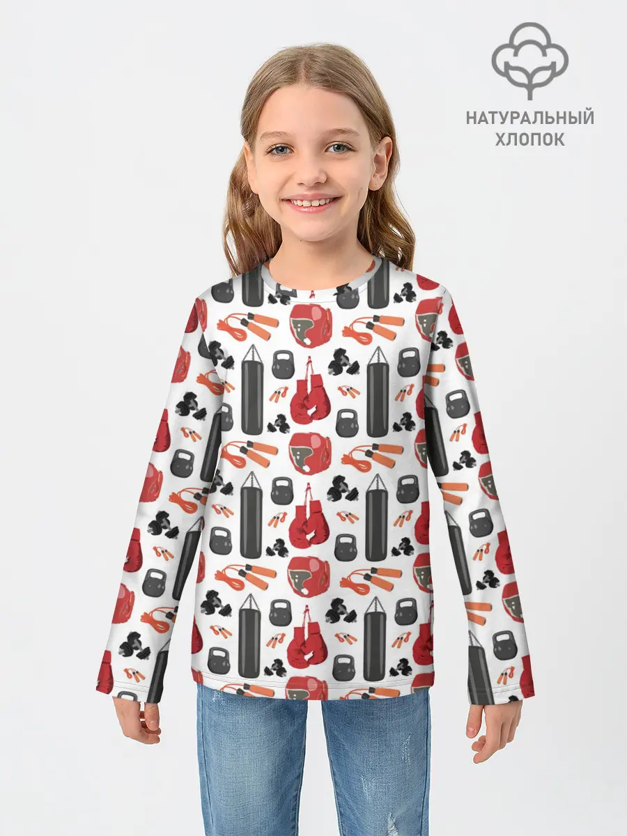 Детский лонгслив / Бокс