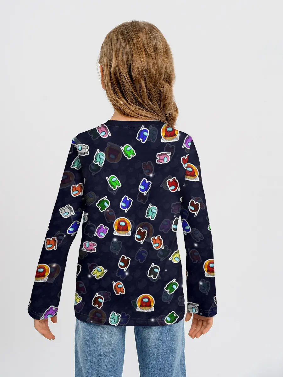 Детский лонгслив / Among Us