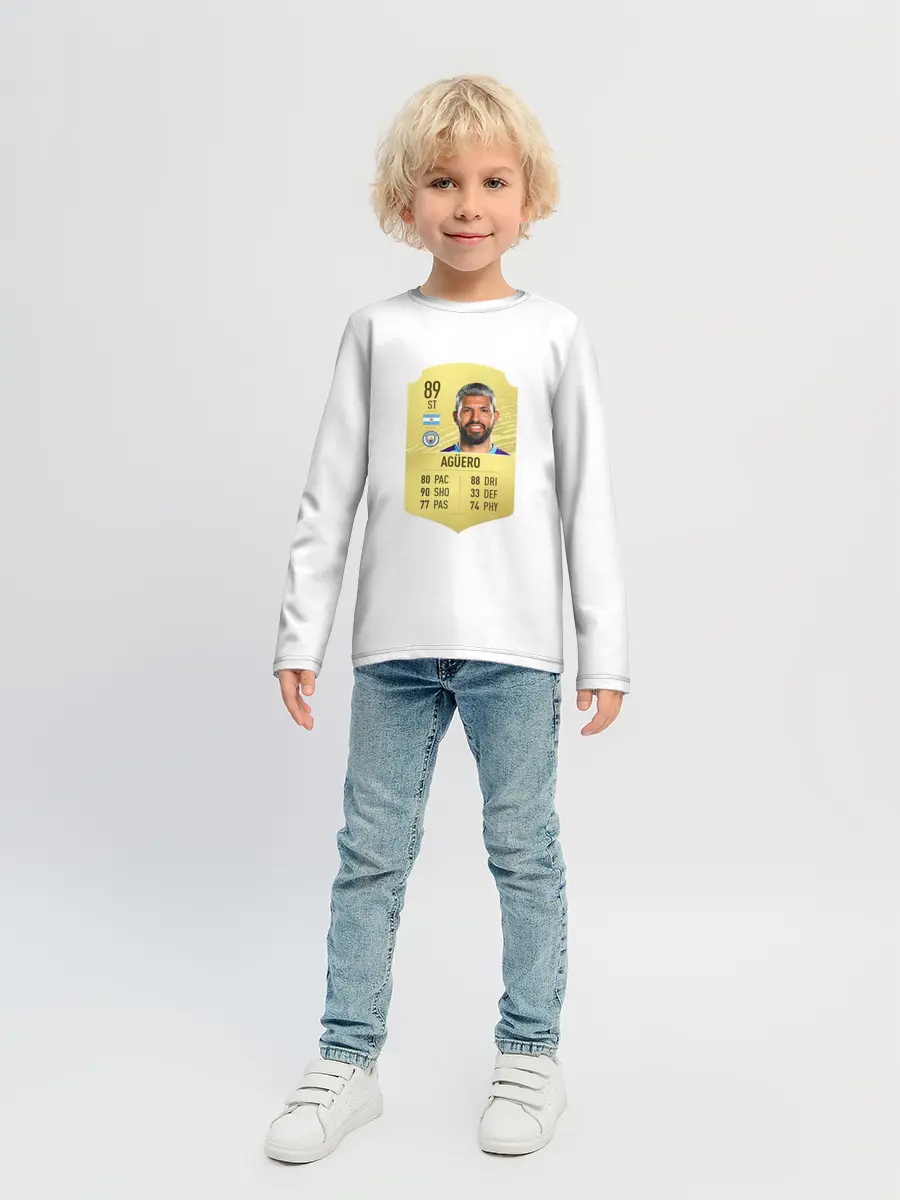 Детский лонгслив / Серхио Агуэро