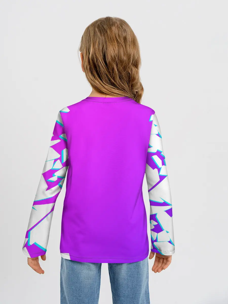 Детский лонгслив / КРИШТИАНУ РОНАЛДУ / НЕОН