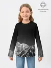 Детский лонгслив / ГОРЫ В МОЕМ СЕРДЦЕ | КАМУФЛЯЖ