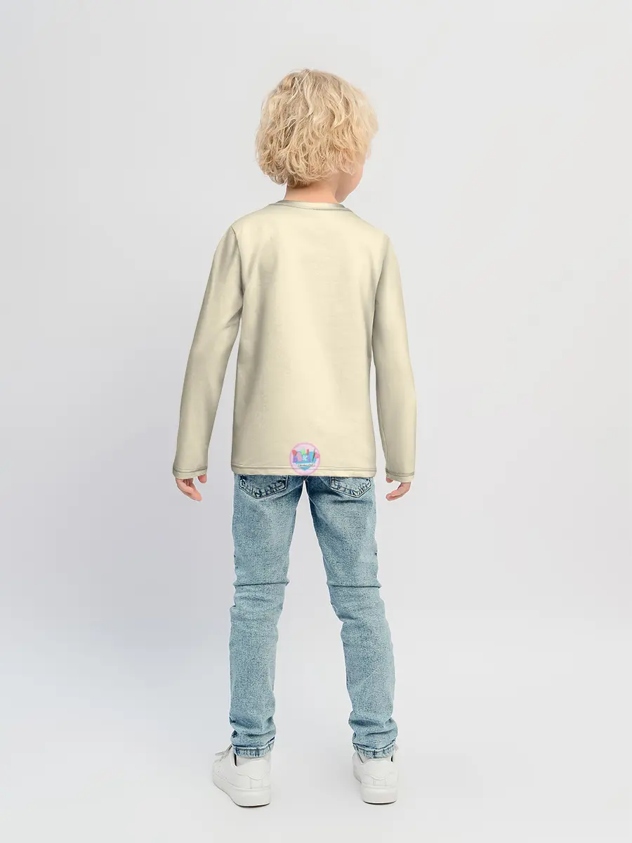 Детский лонгслив / Нарисованная Моника