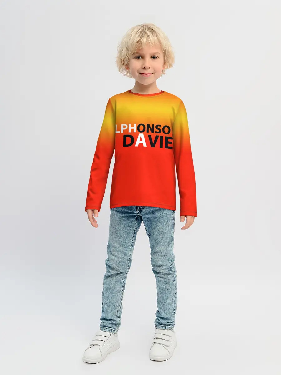 Детский лонгслив / Крутой футбол. Дейвис