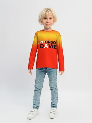 Детский лонгслив / Крутой футбол. Дейвис