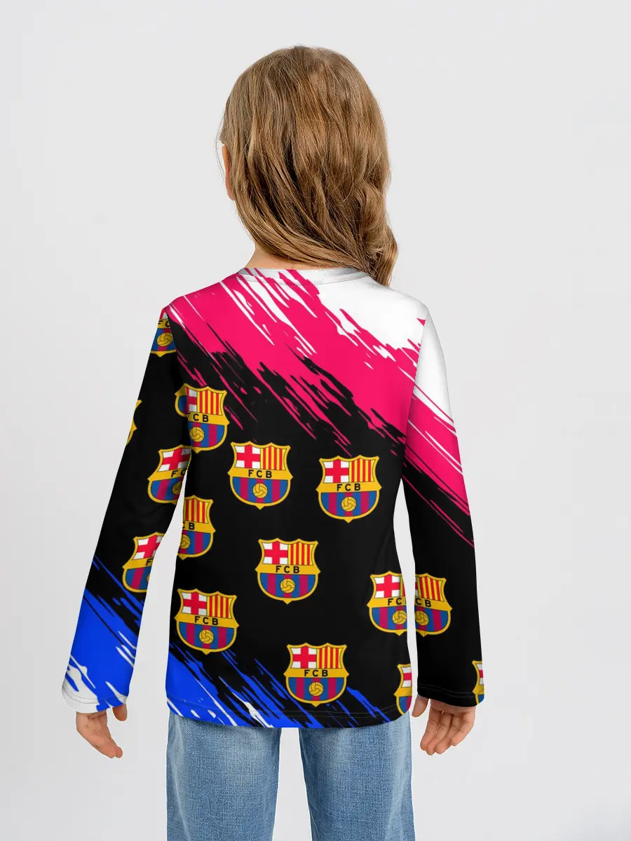 Детский лонгслив / ЛИОНЕЛЬ МЕССИ / БАРСЕЛОНА