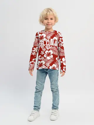 Детский лонгслив / ALOHA HAWAII | АЛОХА ГАВАЙИ