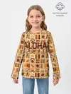 Детский лонгслив / АЛОХА ГАВАЙИ, ALOHA, SUMMER