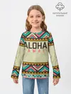 Детский лонгслив / АЛОХА ГАВАЙИ, ALOHA, SUMMER