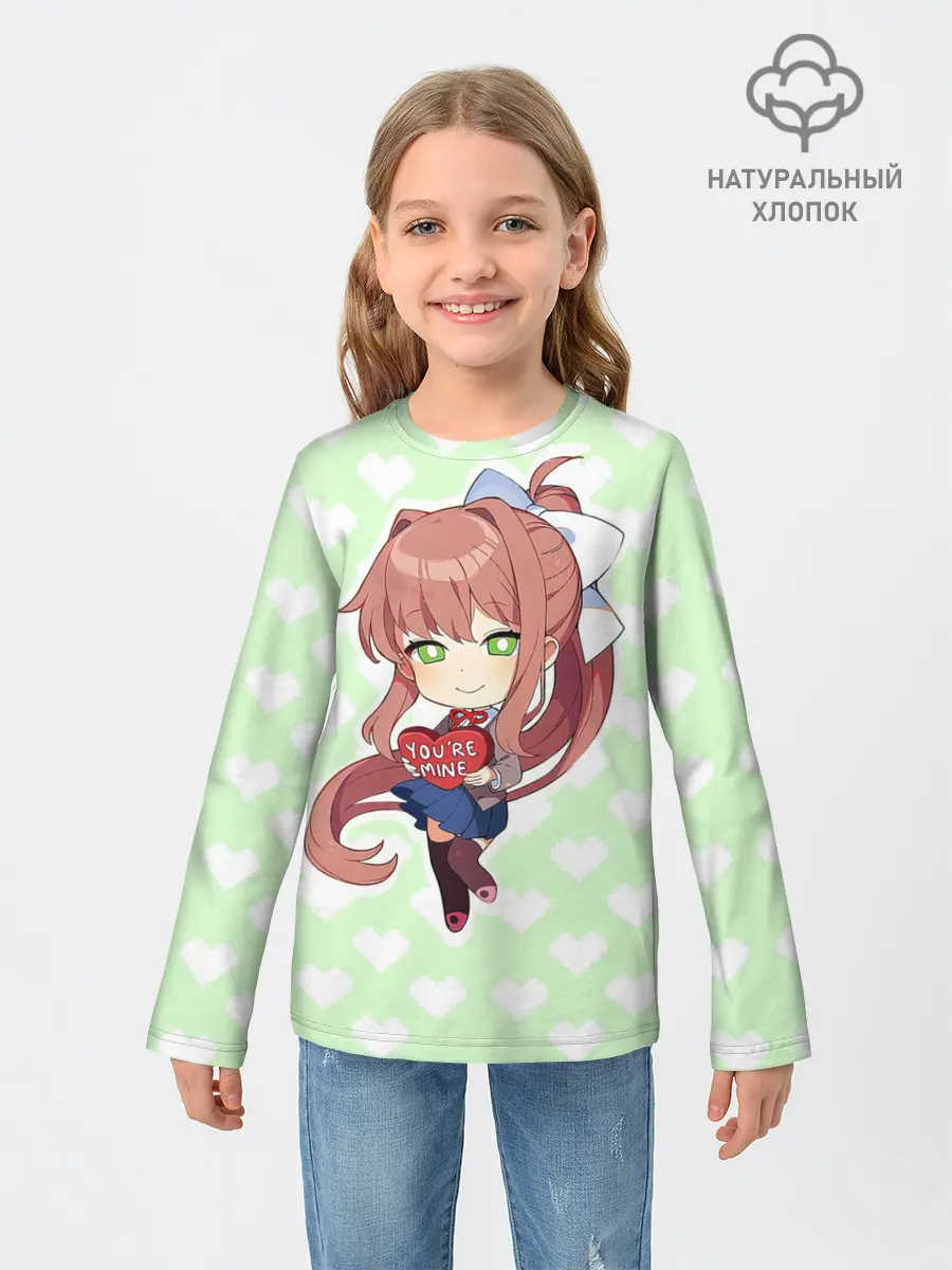 Детский лонгслив / Chibi Monika