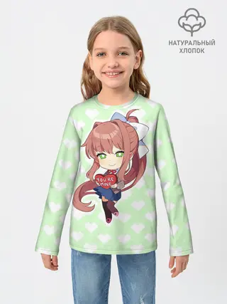 Детский лонгслив / Chibi Monika