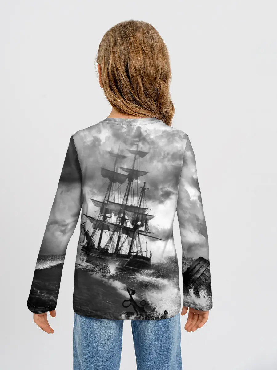 Детский лонгслив / Парусник