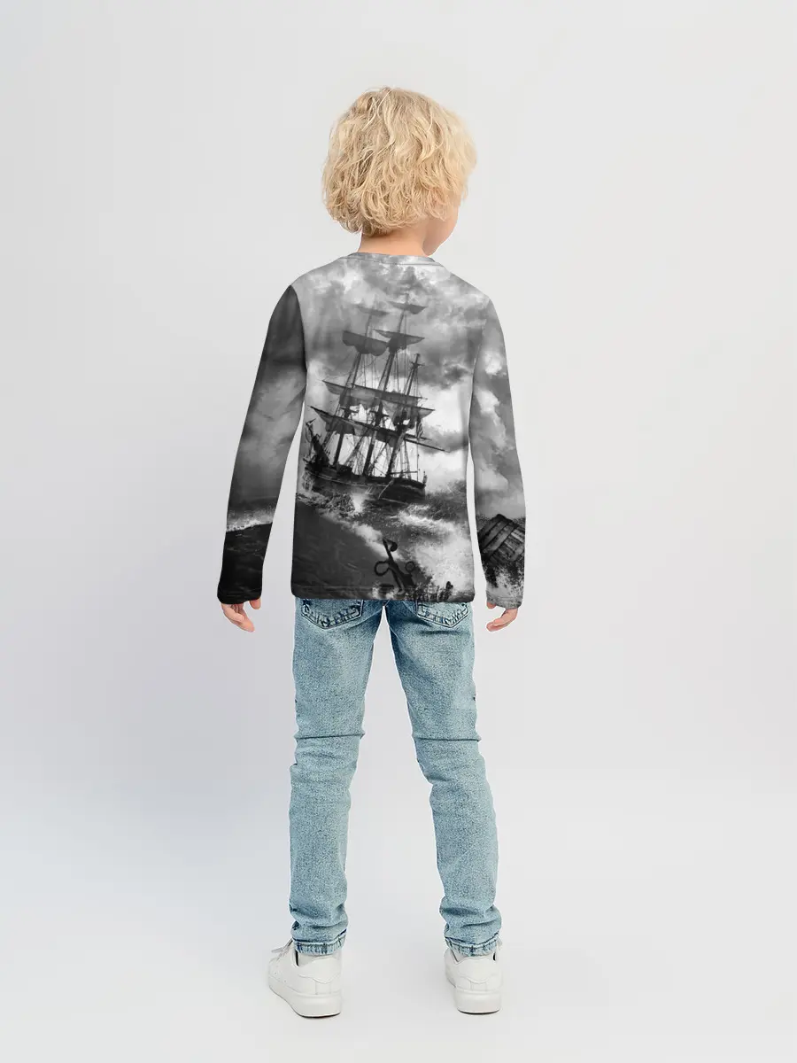 Детский лонгслив / Парусник
