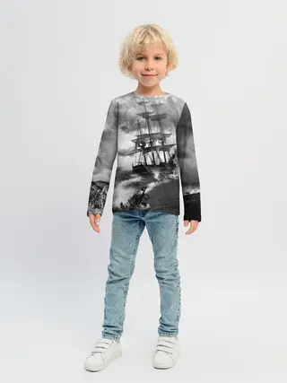 Детский лонгслив / Парусник