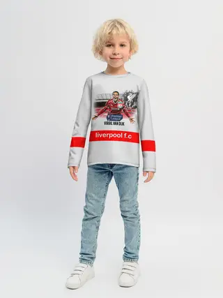 Детский лонгслив / Вирджил ван Дейк YNWA