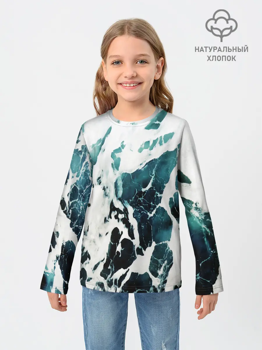 Детский лонгслив / море