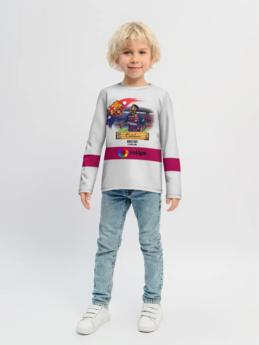 Детский лонгслив / Фати игрок Барселоны