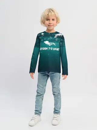 Детский лонгслив / дайвинг