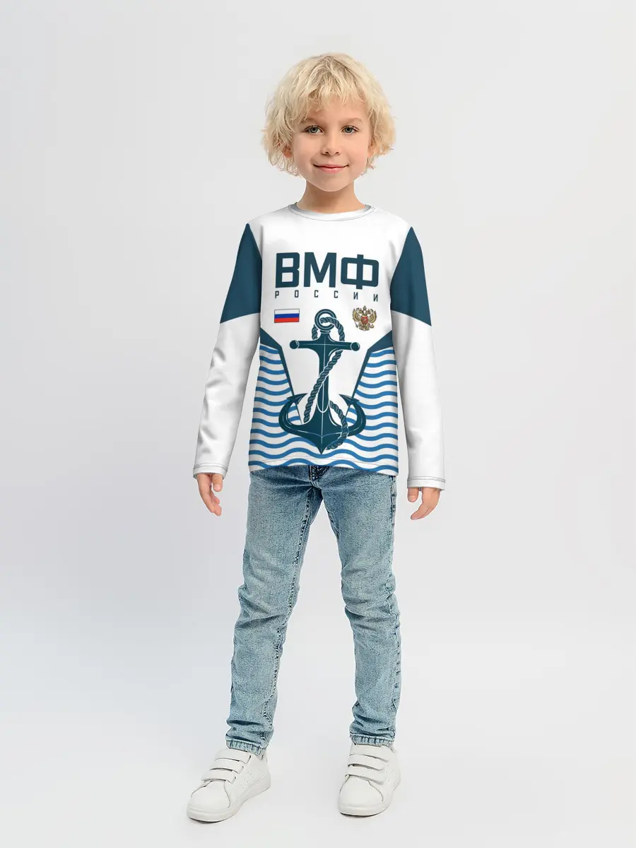 Детский лонгслив / ТЕЛЬНЯШКА ВМФ РОССИИ