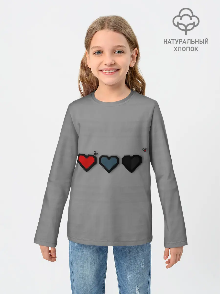 Детский лонгслив / The binding of isaac Lives