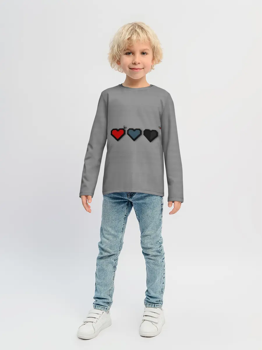 Детский лонгслив / The binding of isaac Lives