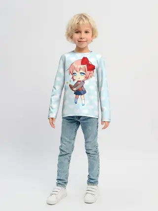 Детский лонгслив / Chibi Sayori