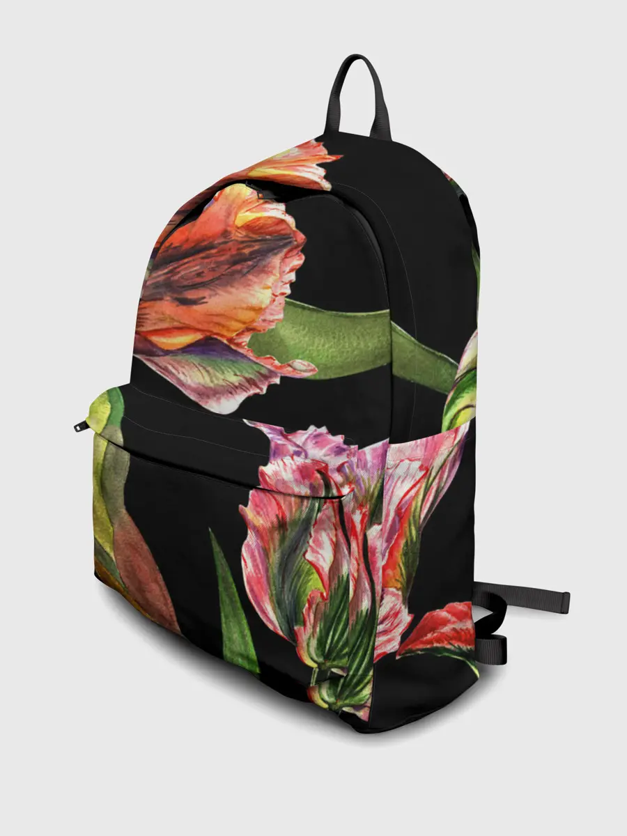 Рюкзак джинсовый / Тюльпан