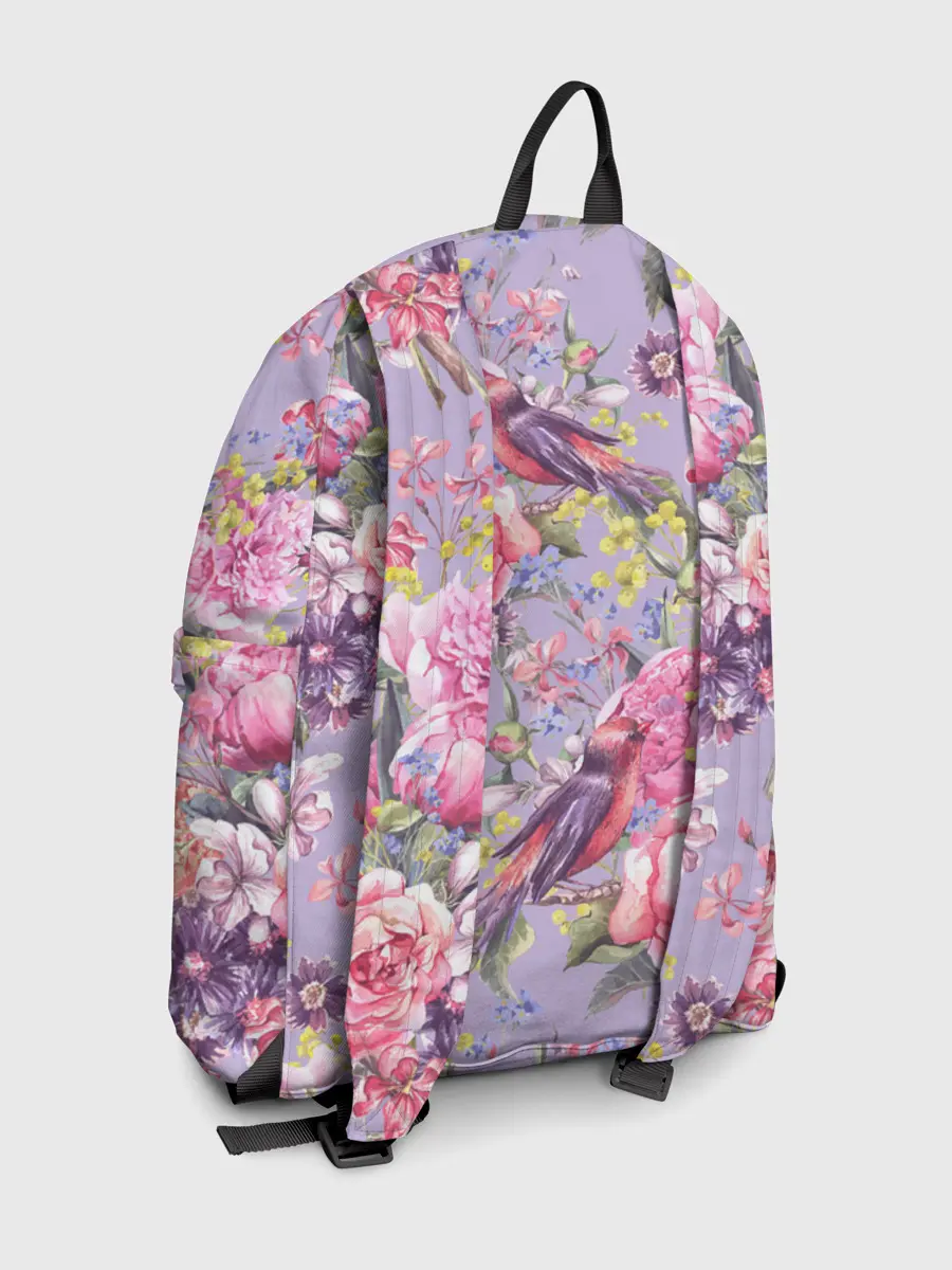 Рюкзак джинсовый / Лилии и розы