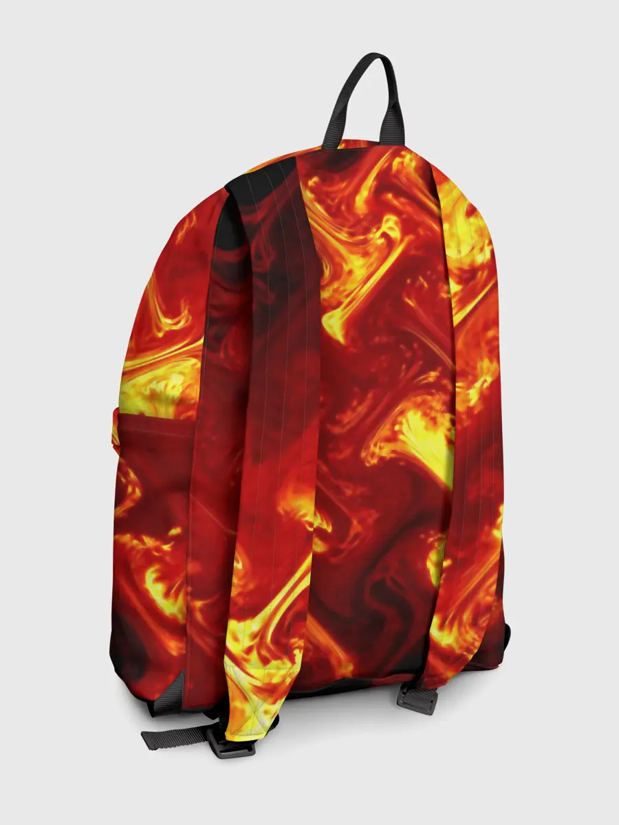 Рюкзак джинсовый / Огненная лава